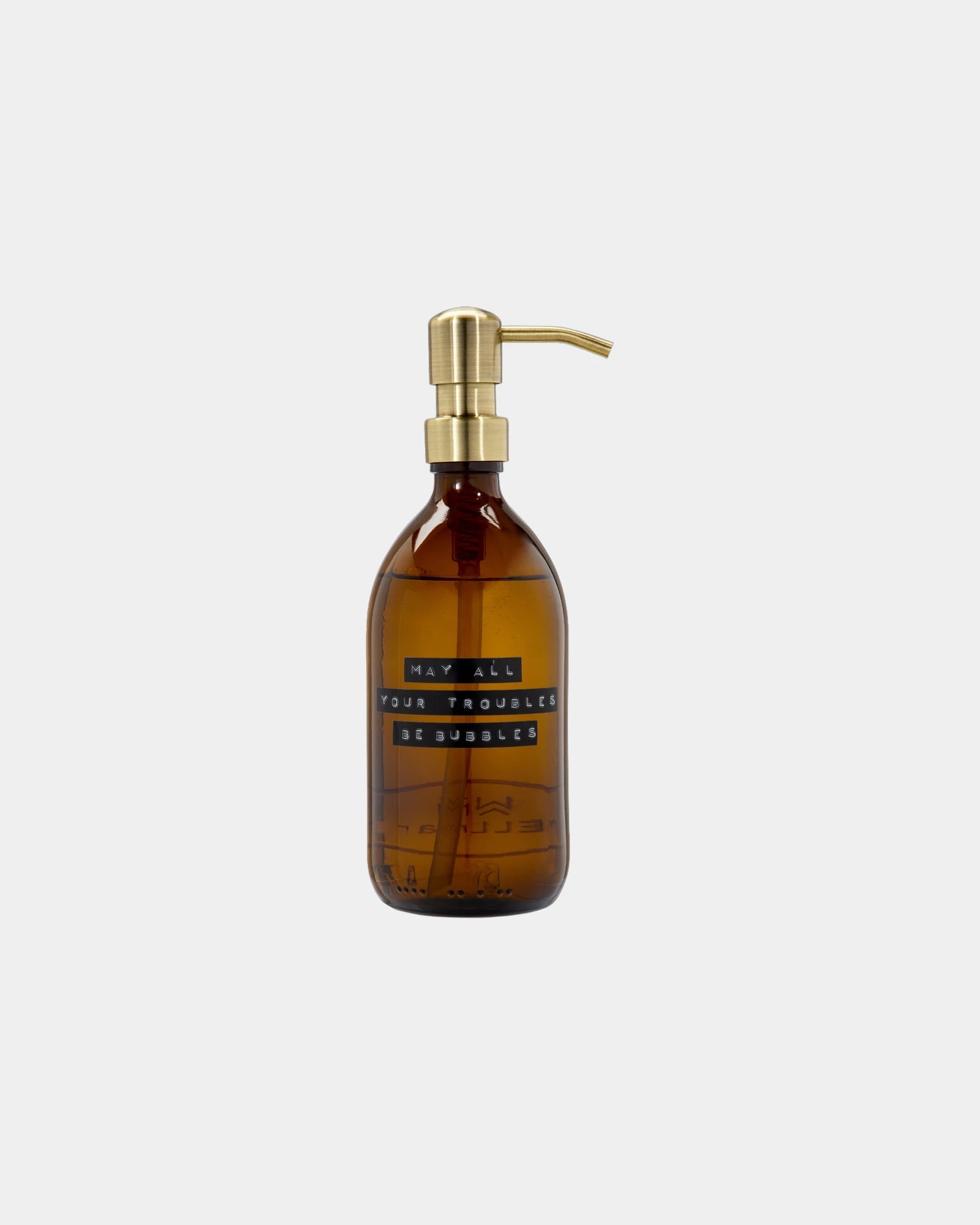 Dispenser sapone vetro 500ml acciaio inox da personalizzare - 1
